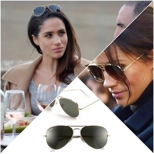 Ray-Ban POLARIZED Aviator Classic Gold Sunglasses
